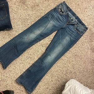 Vigoss low rise jeans 13/14 length 33.